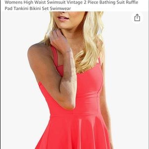 Women’s High Waist Summer Vintage 2 Piece Bathing Suit